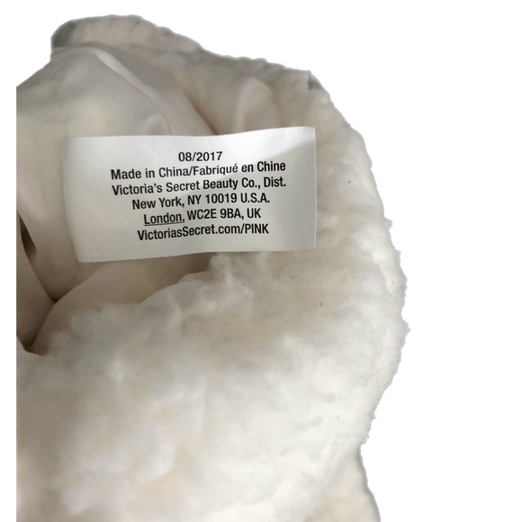 Christmas Victoria's Secret Stocking PINK Holographic Logo White - Picture 8 of 8